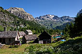 Lago Devero - Vista verso il Pianboglio e la Bocchetta d'Arbola. 